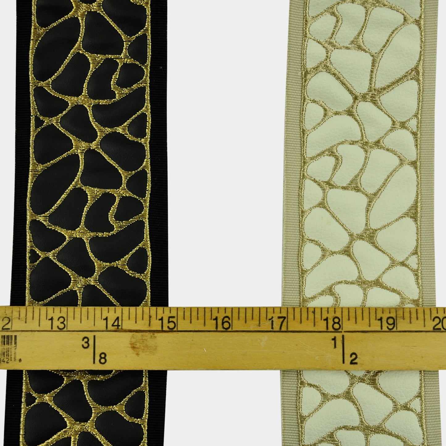 Faux Leather Tape - 3" Width Giraffe Print (23 YDS)-R-7528-27/11
