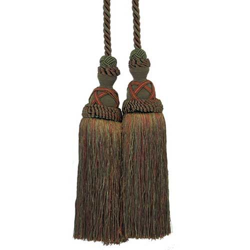 Milante Collection - 11" Length-DOUBLE TASSEL TIEBACK-BT-622-18/25