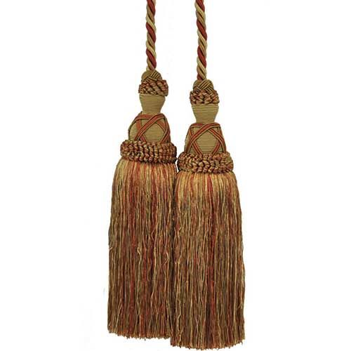 Milante Collection - 11" Length-DOUBLE TASSEL TIEBACK-BT-622-88/61