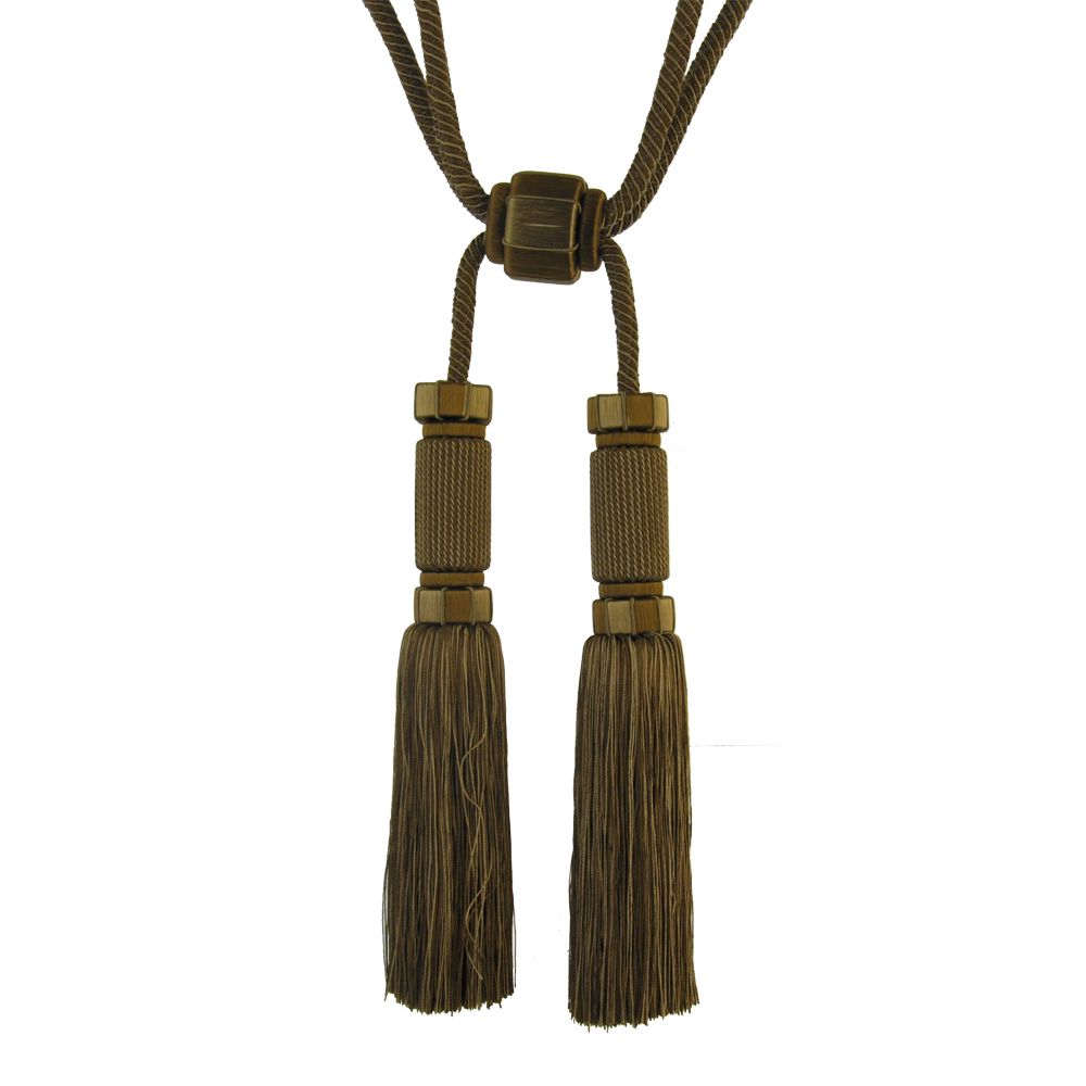 Sophisticated Elegance-10 1/2" length- Double Tassel Tieback-BT-6000-06