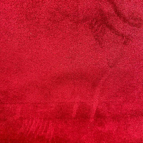 "Darling" Velvet Fabric (Christmas Red color)