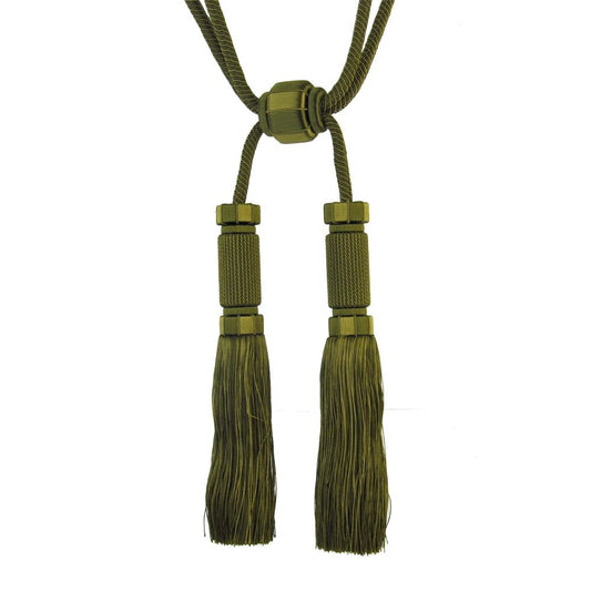 Sophisticated Elegance-10 1/2" length- Double Tassel Tieback-BT-6000-36