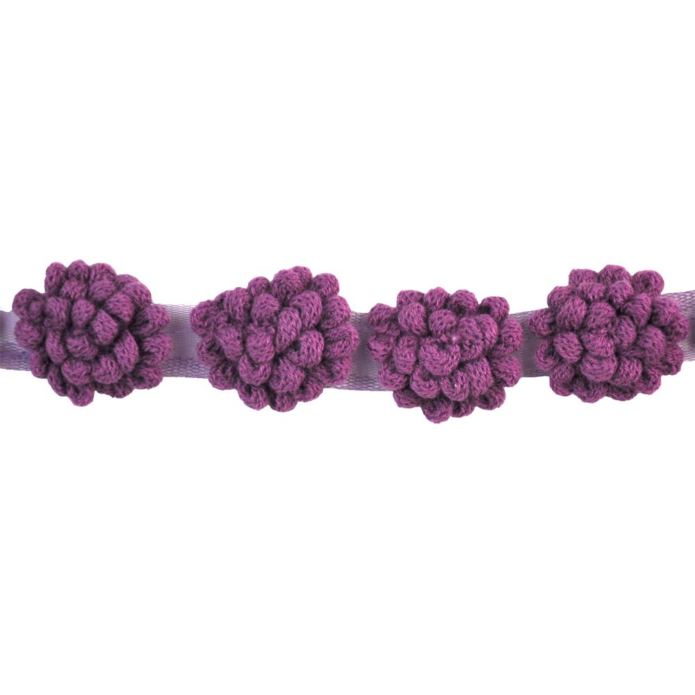 Crochet Flower Trim - 2" wide -BF-1360-26