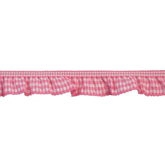 Elastic Banding-3/4" wide-Stretch Gathered Gingham -BF-1700-20
