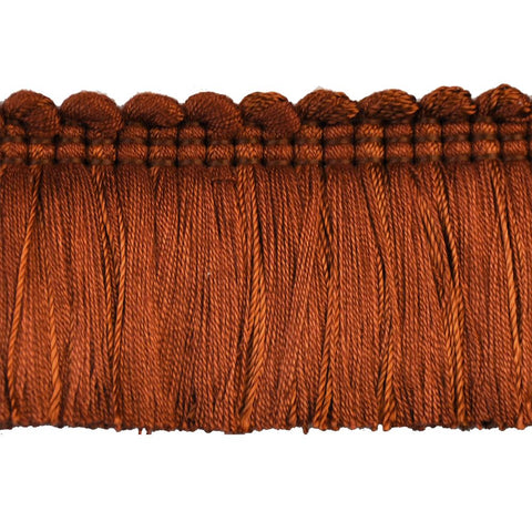 Colors Collection 2" Brush Fringe (25 YD ROLL) in Burgundy - BF-4018-188