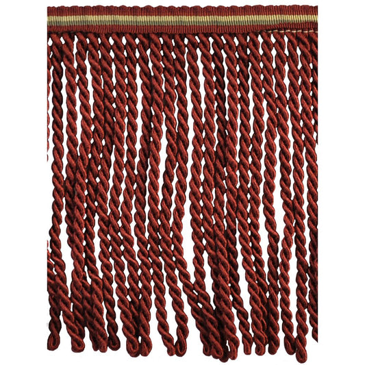 Fairville Collection - 9" Bullion Fringe (5 Yard Roll) - BF-4026-88/83 Burgundy