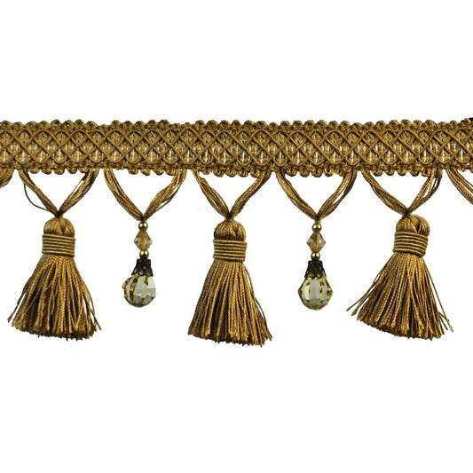 Paulette Collection-4" length-BEADED TASSEL FRINGE -BF-4027-61