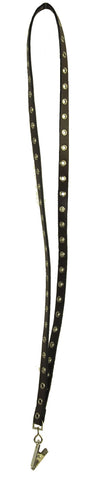 Studded Leather Lanyard BLN-802