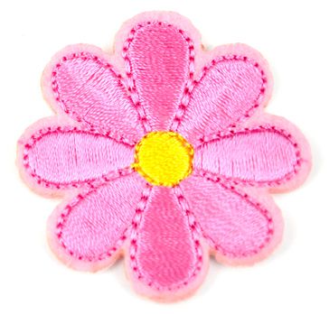 Assorted Applique Pink Flower - 12pc Pack BM-5513