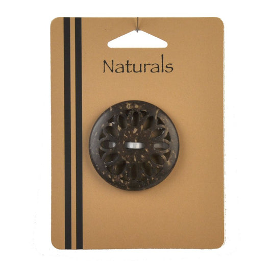 Naturals Button -1 1/2 wide- BPB-1013