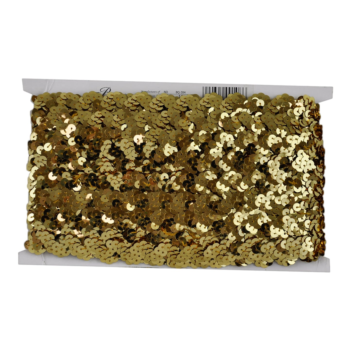 Non-Stretch Sequin Trim - 1/2" Width (25 YDS)-BQ-304-10