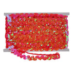 Sequin Trim 3/4-Inch Wide Polyester Non Stretch Rolls for Arts and Crafts, 25-Yard, BQ-304
