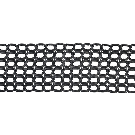 Faux Leather Woven Braid- 3" width -BR-7184-02