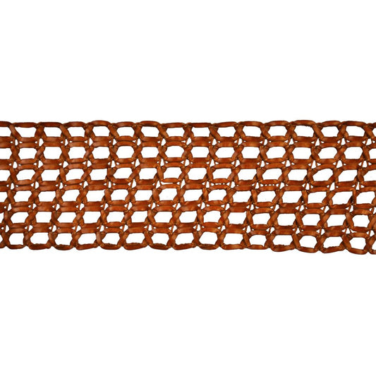 Faux Leather Woven Braid- 3" width - BR-7184-38