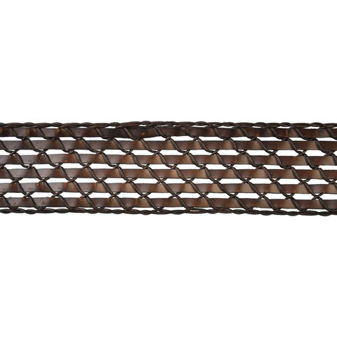 Faux Leather Woven Braid- 2 1/4" width -BR-7185-66