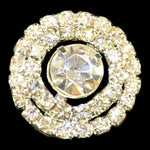 Rhinestone Buttons (6 PCS) - 3/4" wide - BRB-104