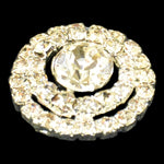 Rhinestone Buttons (6 PCS) - 3/4" wide - BRB-104