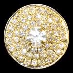 Rhinestone Buttons (6 PCS) - 1" wide - BRB-105