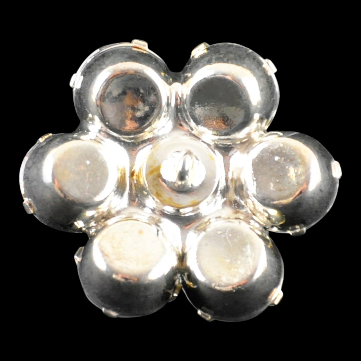 Rhinestone Buttons (6 PCS) - 1" wide - BRB-118