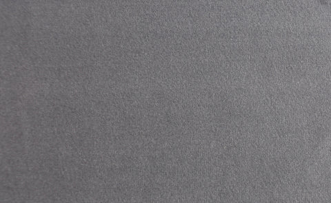 "Tresor" Soft Velvet Fabric (Charcoal color)